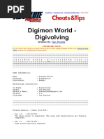 Digimon World 2 DNA Digivolving | PDF | Alternate Reality | Mythopoeia