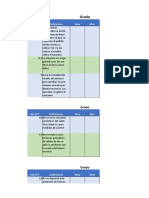 Hoja de Deficiencias de Control Interno