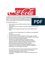 La Compañía Coca Cola Puede Ser Considerada Socialmente Responsable Ya Que Cuenta Con Los Más Elevados Estándares y Procesos para Garantizar La Seguridad y Calidad de Todos Sus Productos