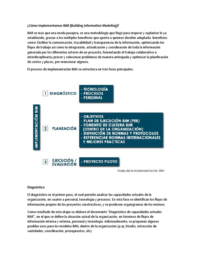 Implementación de BIM en Proyectos | PDF | Planificación | Software