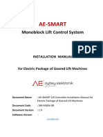 AE Smart Geared Prewired System Installation Manual v1 0