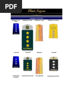 Philippine Air Force - Rank Insignias