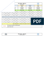 School Timetable for Cycle Tests