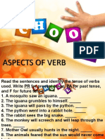 Aspects of Verb Aspects of Verb