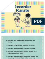 Recorder Karate Songs
