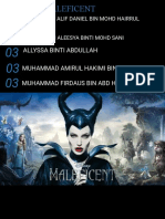 Group 5: Maleficent: Muhammad Alif Daniel Bin Mohd Hairrul Hezzelin