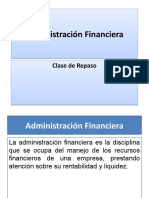 Presentación Administración Financiera - Clase de Repaso 07/10/21