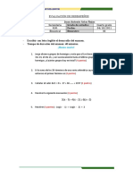 Examen Bimestral RM 4to