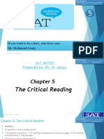 Chapter 5 The Critical Reading