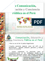 la comunicacion, educacion y conciencia publica en el peru