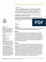 Costs and Effectiveness of Pharmacist-Led Group Medical Visits For Type-2 Diabetes: A Multi-Center Randomized Controlled Trial
