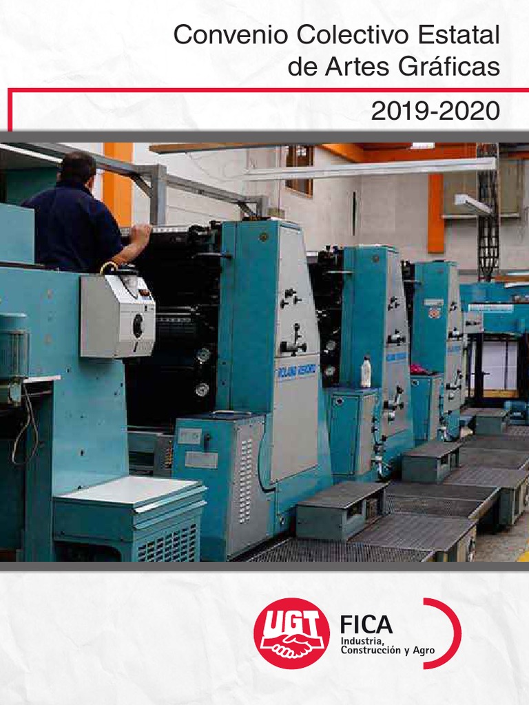 Convenio Artes Graficas 20192020 PDF Comisión Europea Salario