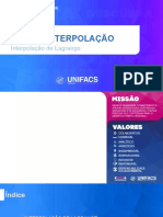 Aula 10 - Interpolação (Interpolação de Lagrange) (Com Anotações 08-11)