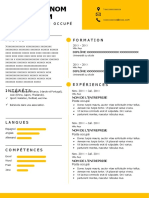 85 Modele CV Exemplaire