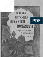 Nicolae Iorga - Istoria bisericii româneşti şi a vieţii religioase a românilor vol II