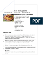 Journal Des Femmes - Spaghettis Sauce Bolognaise