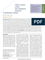 Tratamiento de Boca Completa Versussuperficie de La Raíz Del Cuadrante Desbridamiento en El Tratamientode Periodontitis Crónicauna Revisión Sis