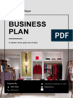 Blozom Boutique Business Plan