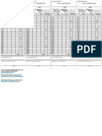 Civil Service Daily Time Record Form