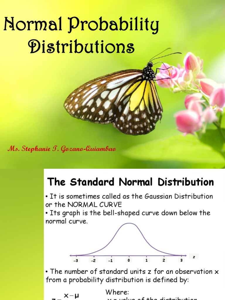 Understanding Normal Distributions | PDF | Normal Distribution ...