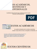 Tipos de Textos