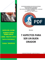 Revista Los 7 Aspectos Para Ser Un Buen Orador