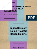 Mengidentifikasi Rancangan Sosiologi Terhadap Kajian Hukum