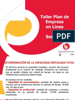 Capacidad de Planta PPT Producion