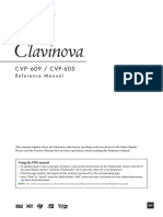 Clavinova CVP-609 Reference Manual (WVGA, Color & Touch) (UK)