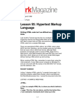 Hypertext Markup Language