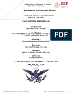 Universidad Abierta y A Distancia de México Licenciatura en Derecho