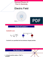 General Physics III Part A: Electricity: Electric Field