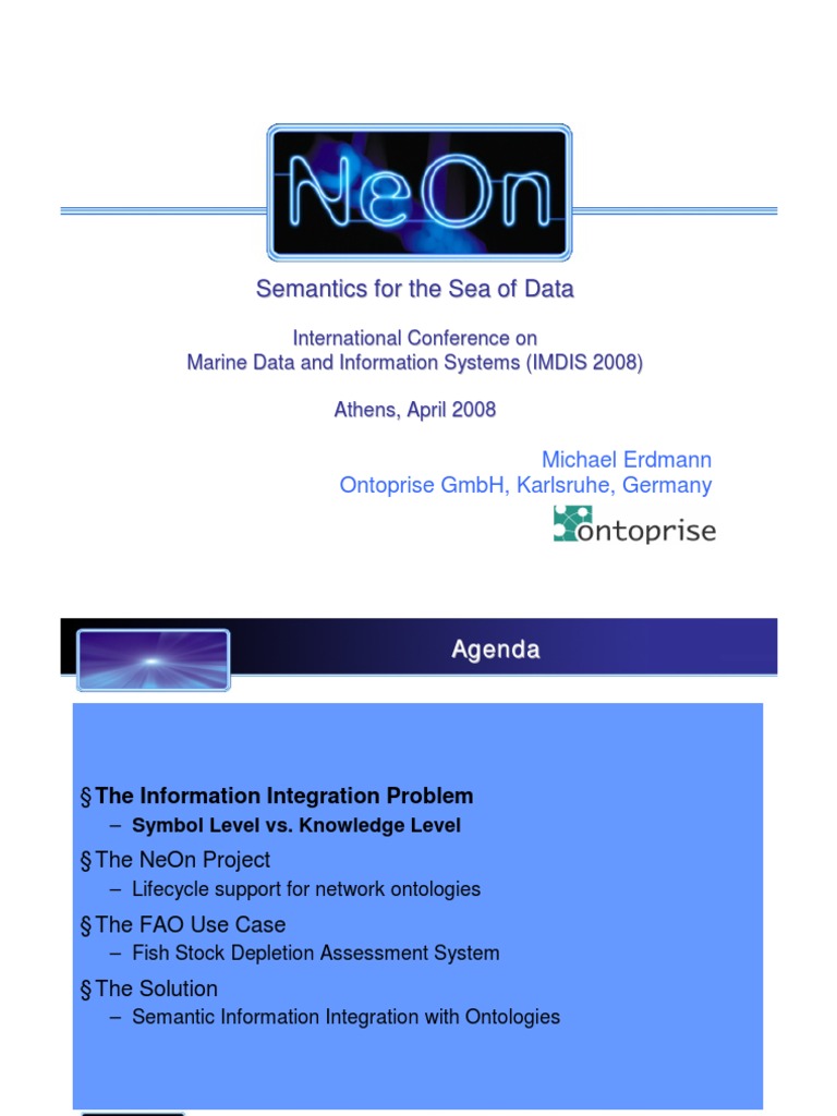 Semantic Integration in Marine Data Systems | PDF | Ontology ...