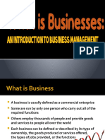 Introduction To Business