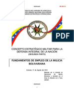 Fundamentos de Empleo de La Milicia Bolivariana