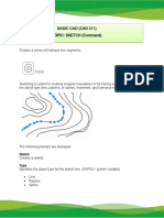 Basic Cad (Cad 311) TOPIC: SKETCH (Command)