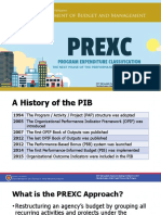 2017 3rd Quarterly Seminar & Meeting Performance-Informed Budget History