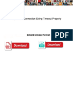 SQL Server Connection String Timeout Property