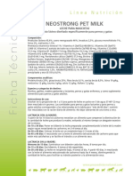 Ficha Tecnica Neostrong Pet Milk