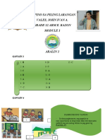 Filipino Sa Piling Larangan Vales John Ivan A. Grade 12 E. Razon Module 1