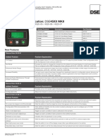 DSE 45XX MKII Product Change Notification