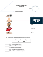 FIRST SUMMATIVE TEST Science