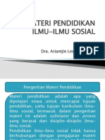 Materi Pendidikan Ilmu-Ilmu Sosial - Ibu Lesnussa