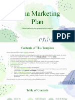 Aqua Marketing Plan Green variant _ by Slidesgo