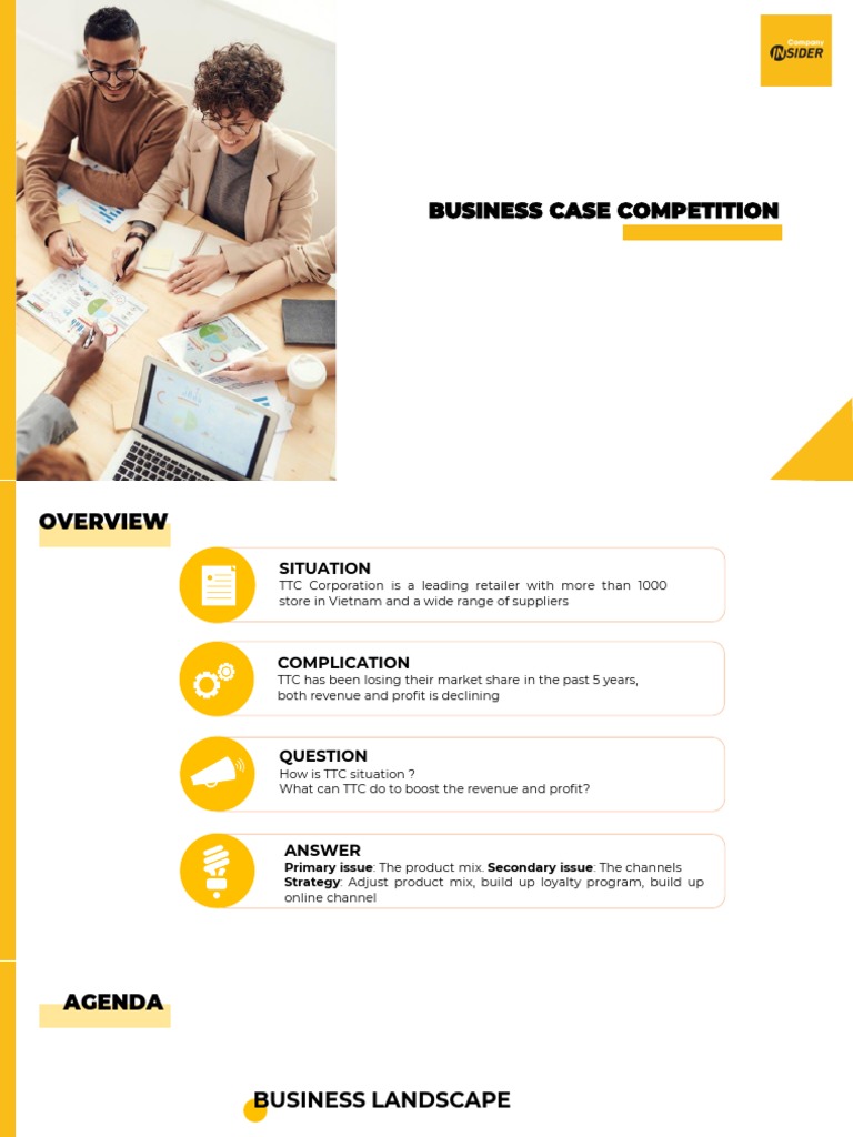Business Case Competition | PDF | Retail | Market Share