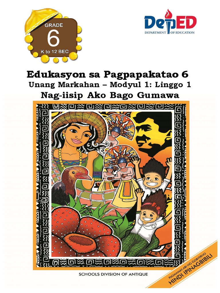 ADM Module EsP 6 Week 1 | PDF