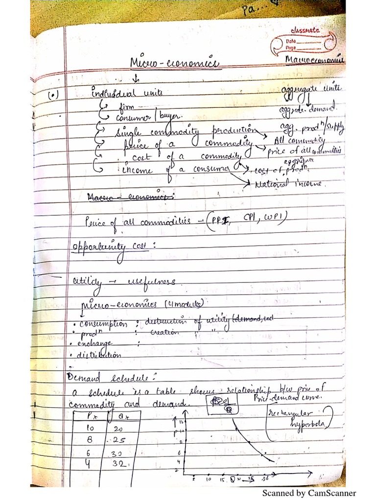 Economics Notes | PDF