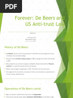 Forever: de Beers and US Anti-Trust Law: Submitted by