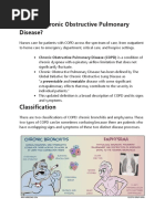 COPD | PDF | Chronic Obstructive Pulmonary Disease | Respiratory Tract