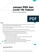 Pelaksanaan PSN Dan RCA (Covid 19)